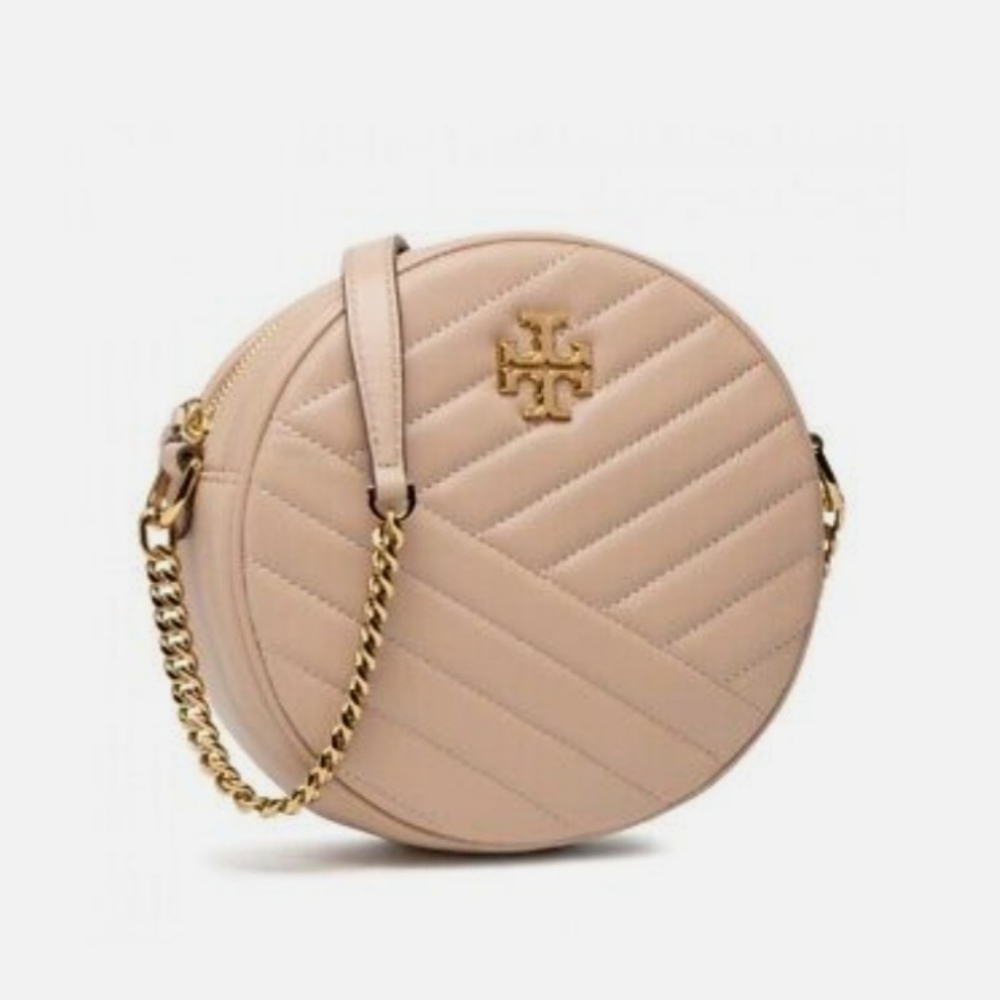 Tory Burch NWT Kira Chevron Circle Crossbody